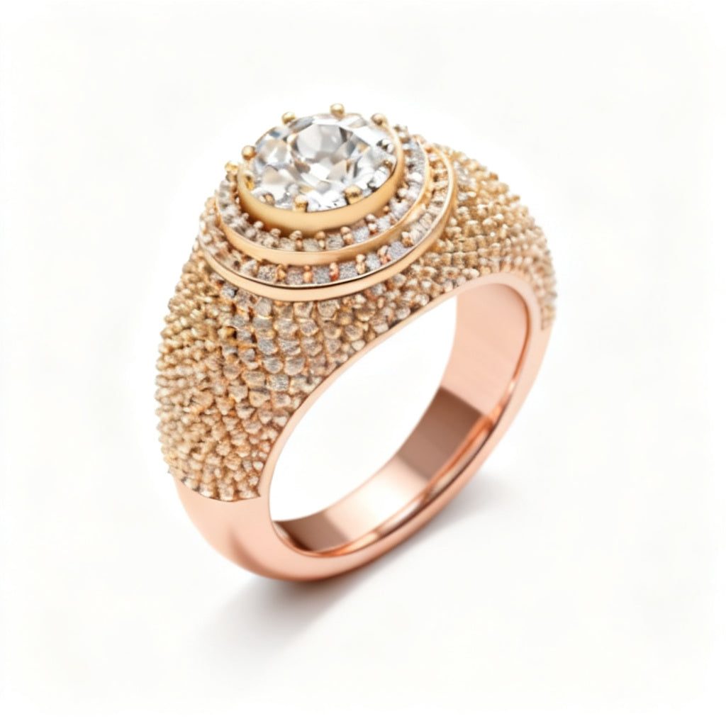 Starlight Mosaic Rose Gold Overhead View