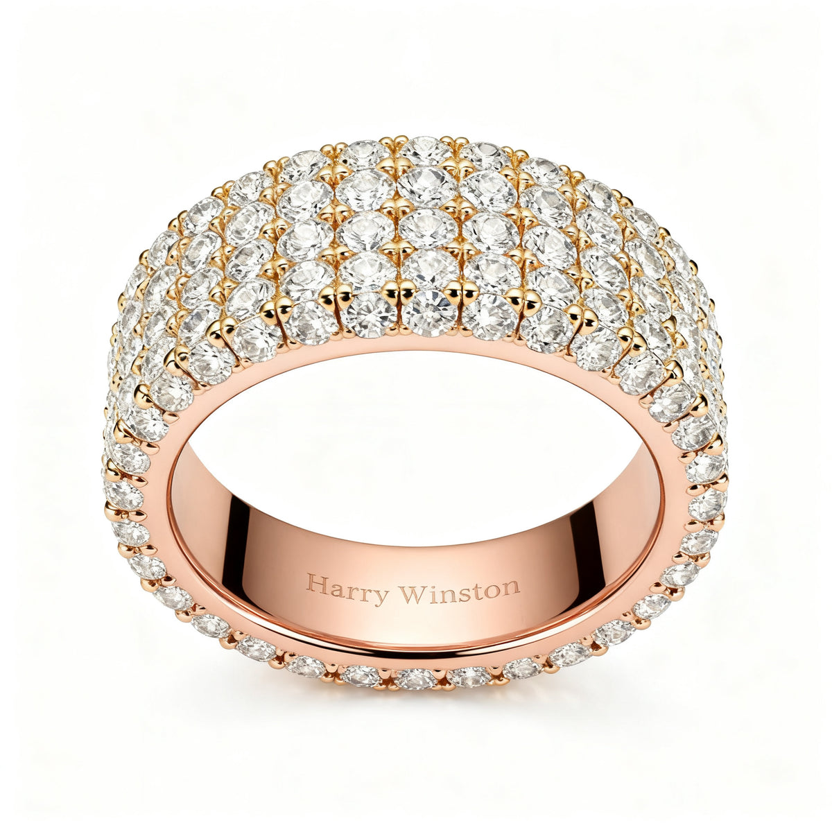 Celestial Pave Band - RG Overhead
