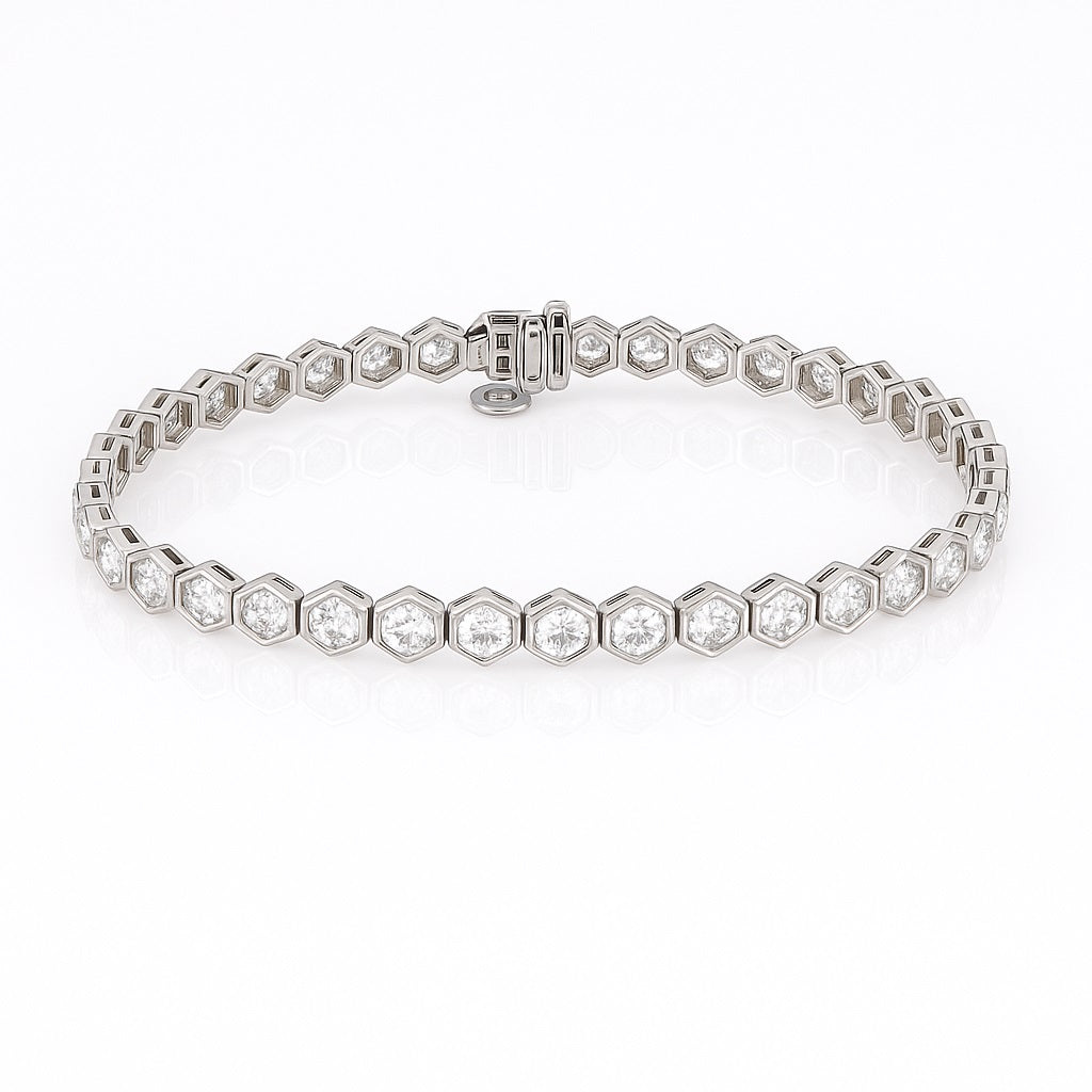Lab-Grown Diamond Bracelet - 14KT Gold