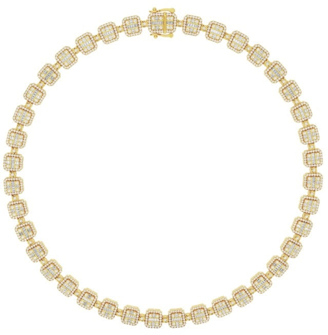 Prestige CZ Necklace - 18K Gold (750)