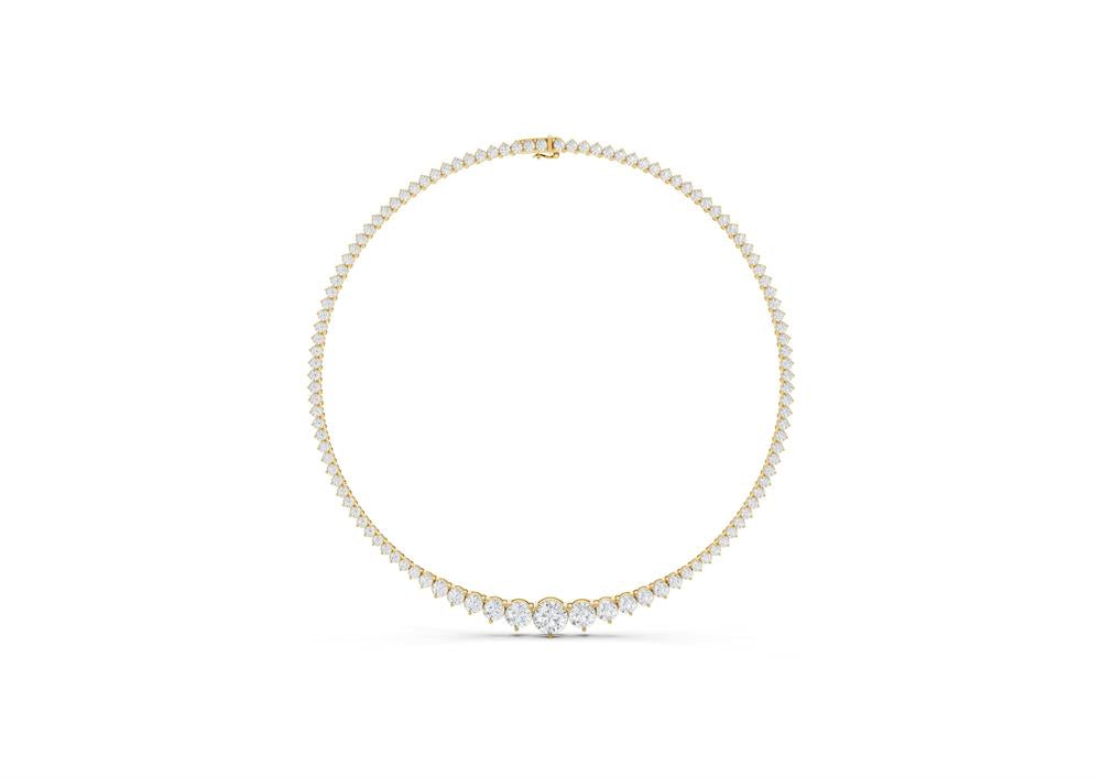 Lab-Grown Diamond Statement Necklace - 14KT Gold
