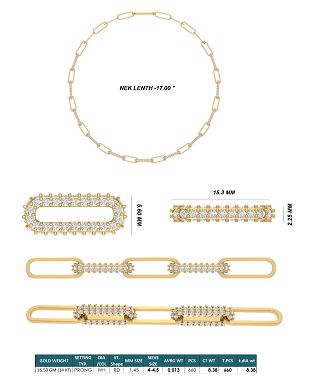 Statement Lab-Grown Diamond Necklace - 14KT Gold