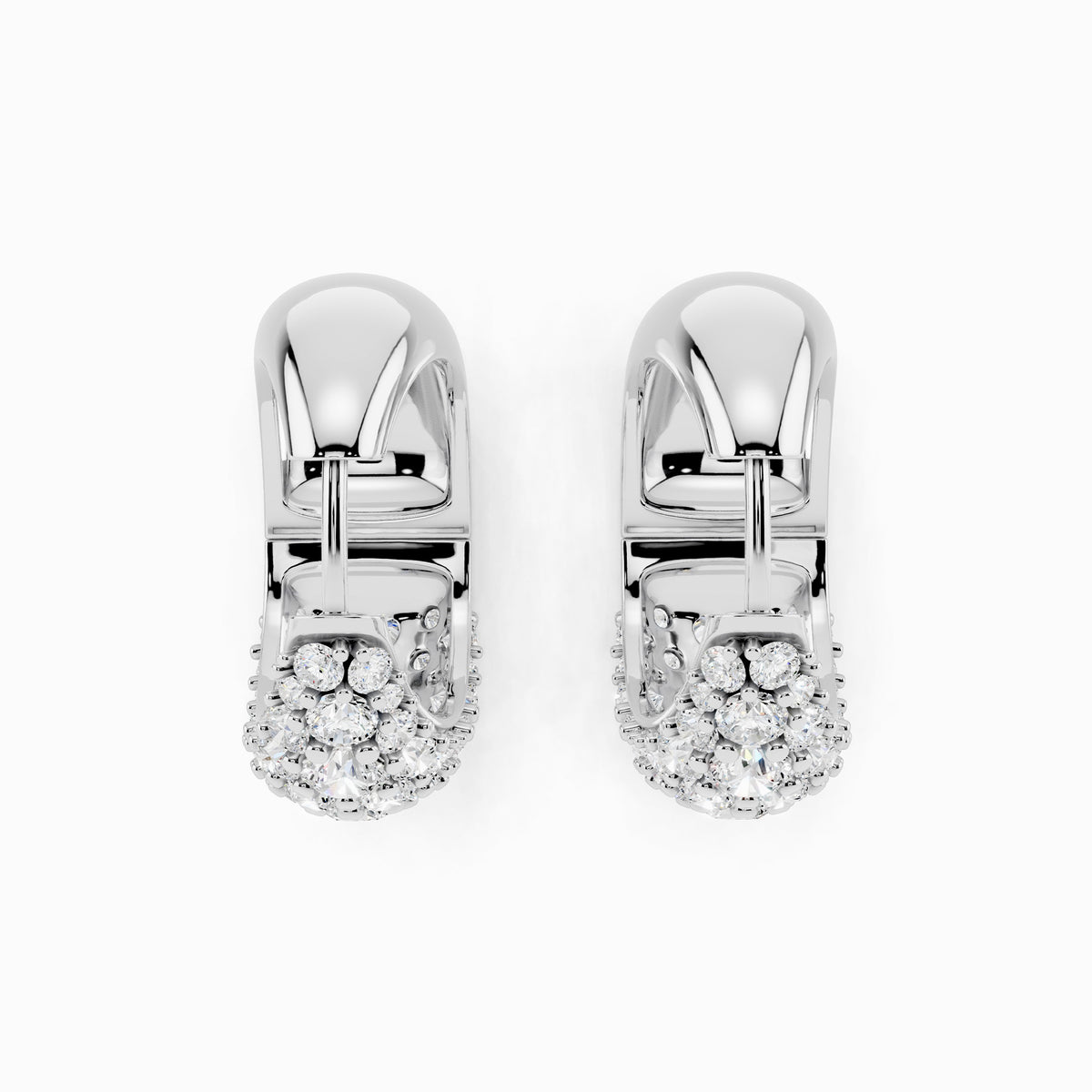 Linaria Round Cut Dome Earring