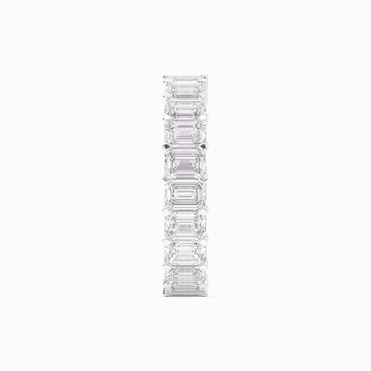 Floréa Eternity Emerald Cut Wedding Ring
