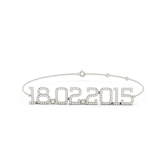 Classic CZ Pendant - White Gold