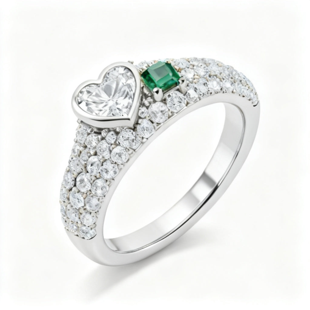 Eternal Devotion Band White Gold Side View