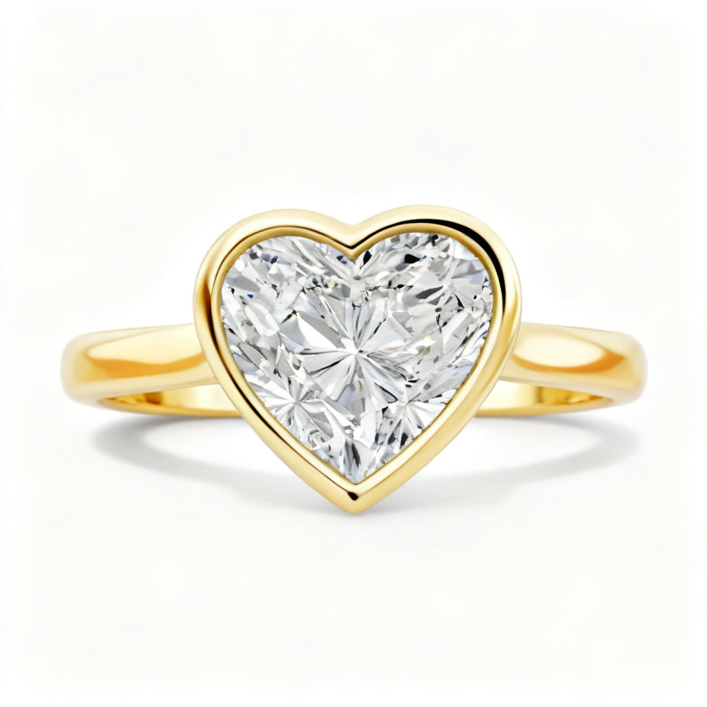 Eternal Devotion Ring Yellow Gold Front View