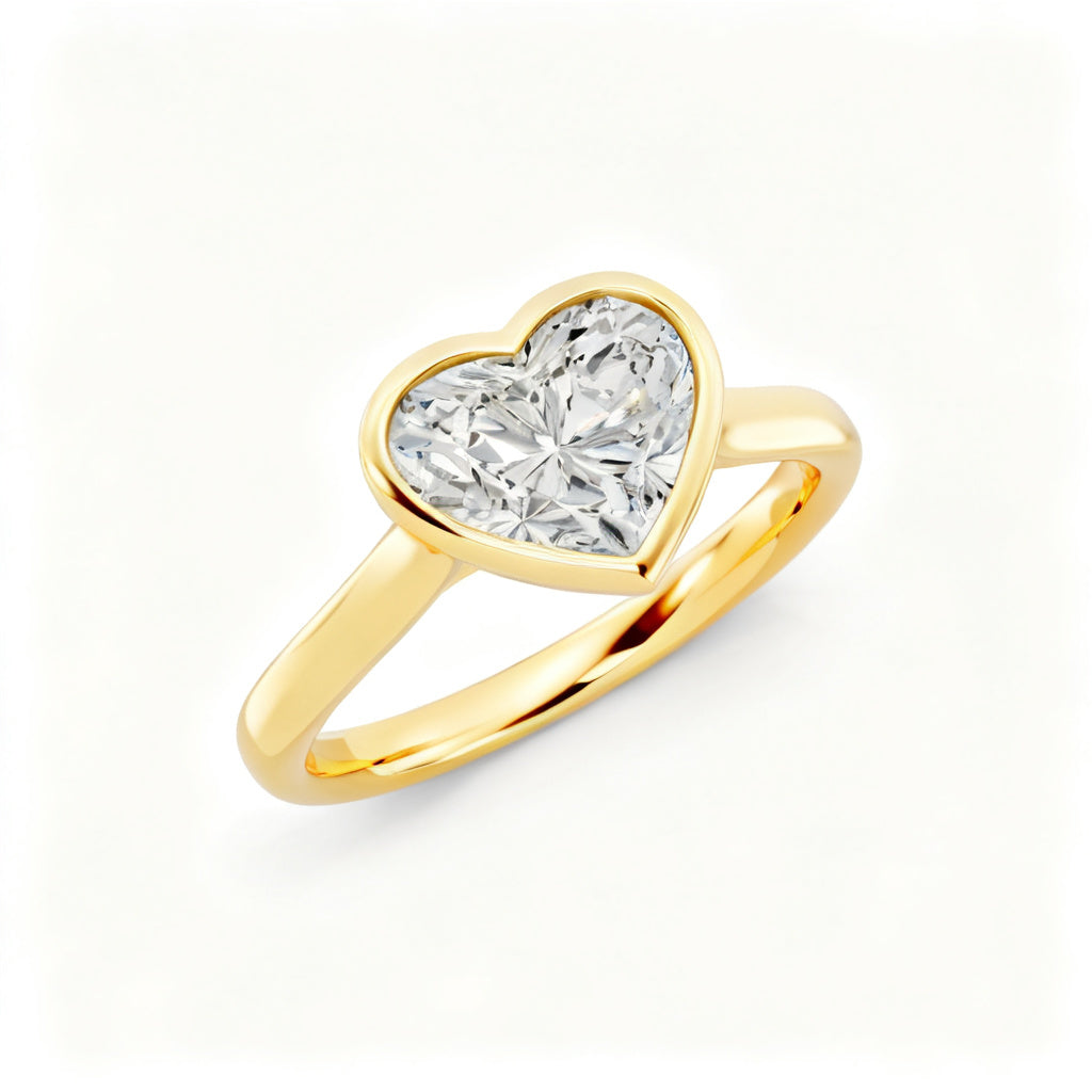 Eternal Devotion Ring Yellow Gold 45 Degree View