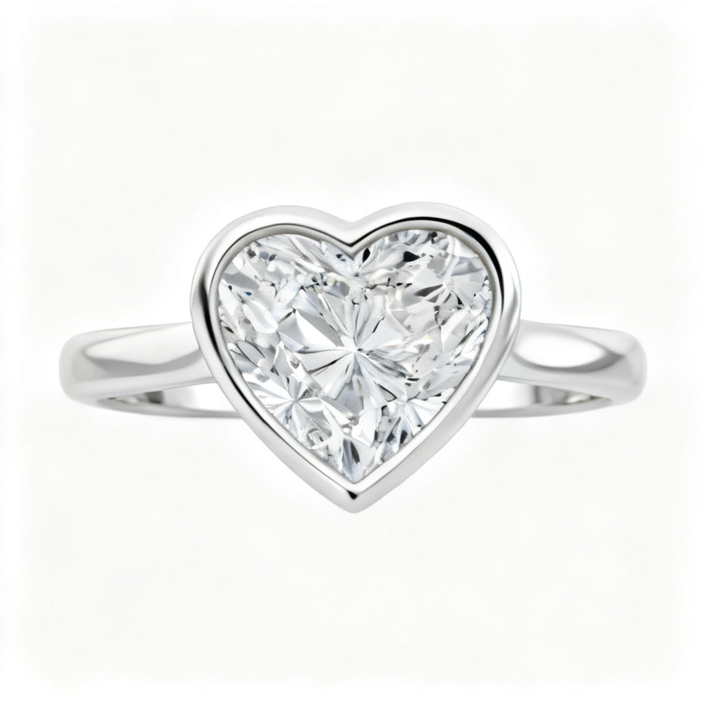 Eternal Devotion Ring White Gold Front View