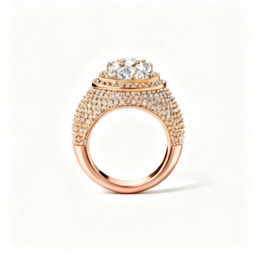 Starlight Mosaic Rose Gold Front View
