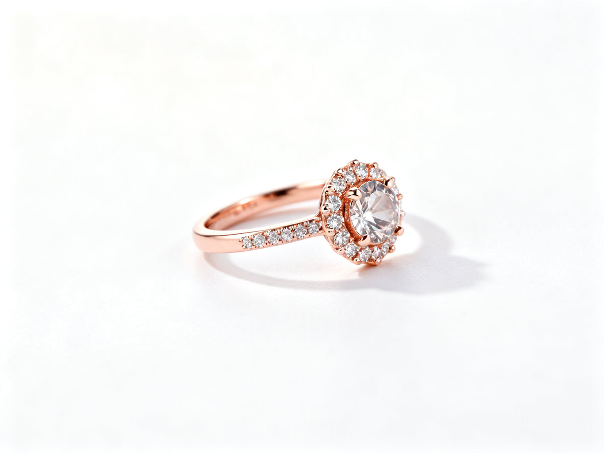 Celestial Glow Ring - Rose Gold - 45 View