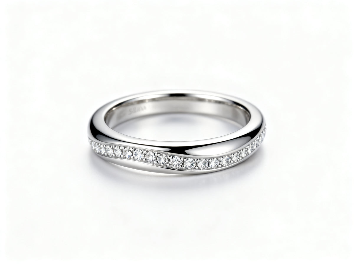 Celestial Glow Ring - White Gold - 45 View