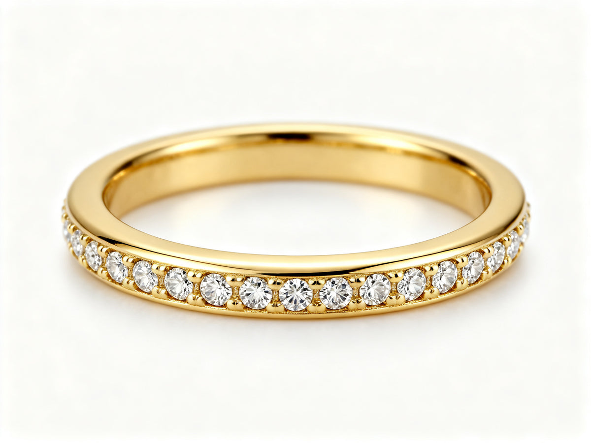 Stellar Radiance Band - Yellow Gold - Front View