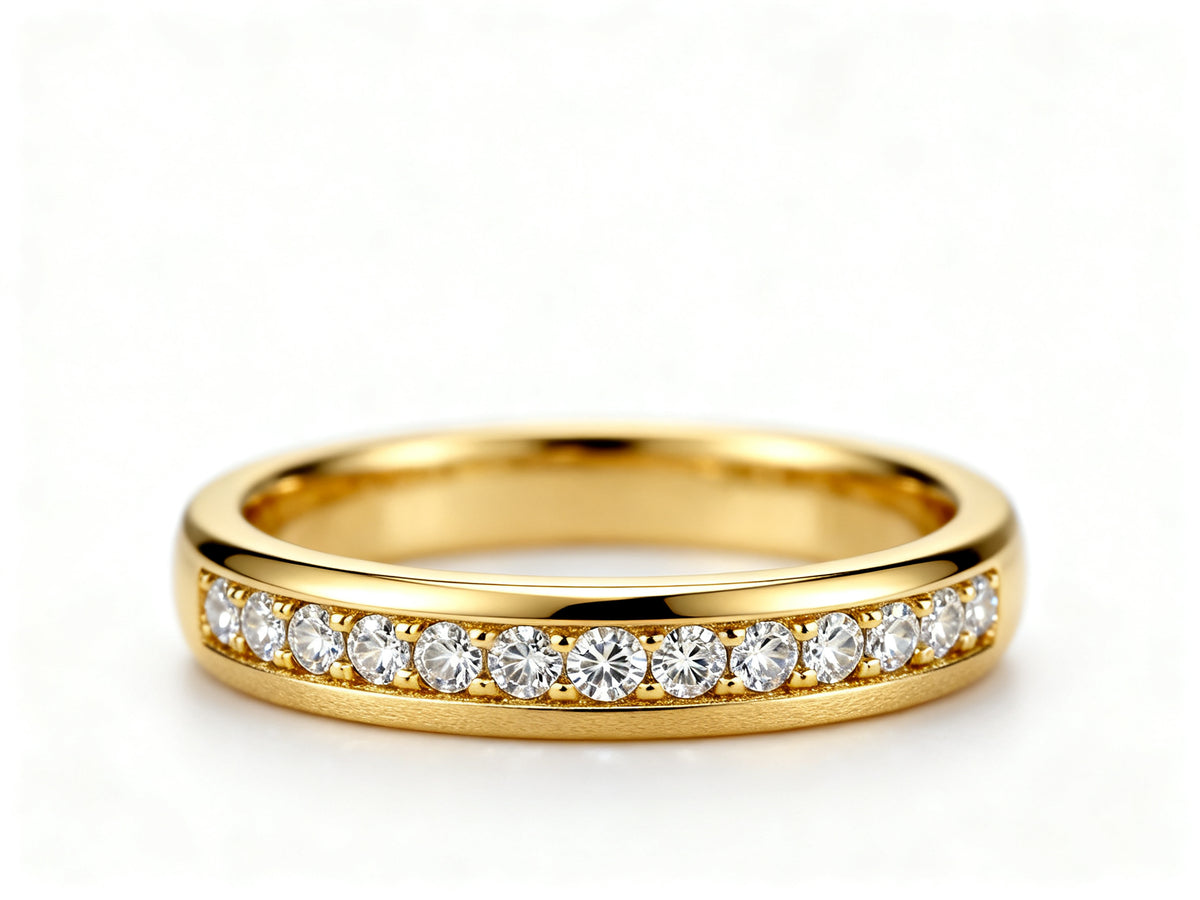 Stellar Radiance Band - Yellow Gold - Side View