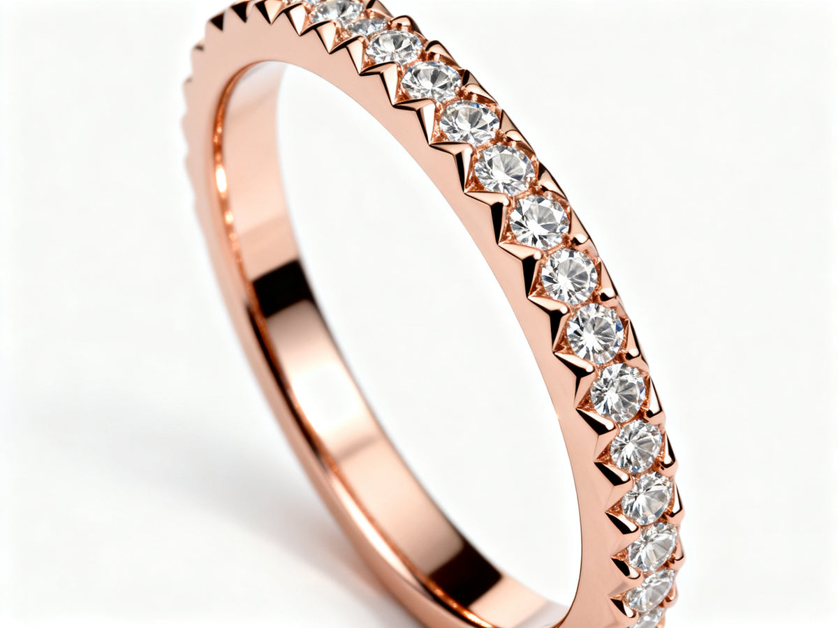 Stellar Radiance Band - Rose Gold - Side View