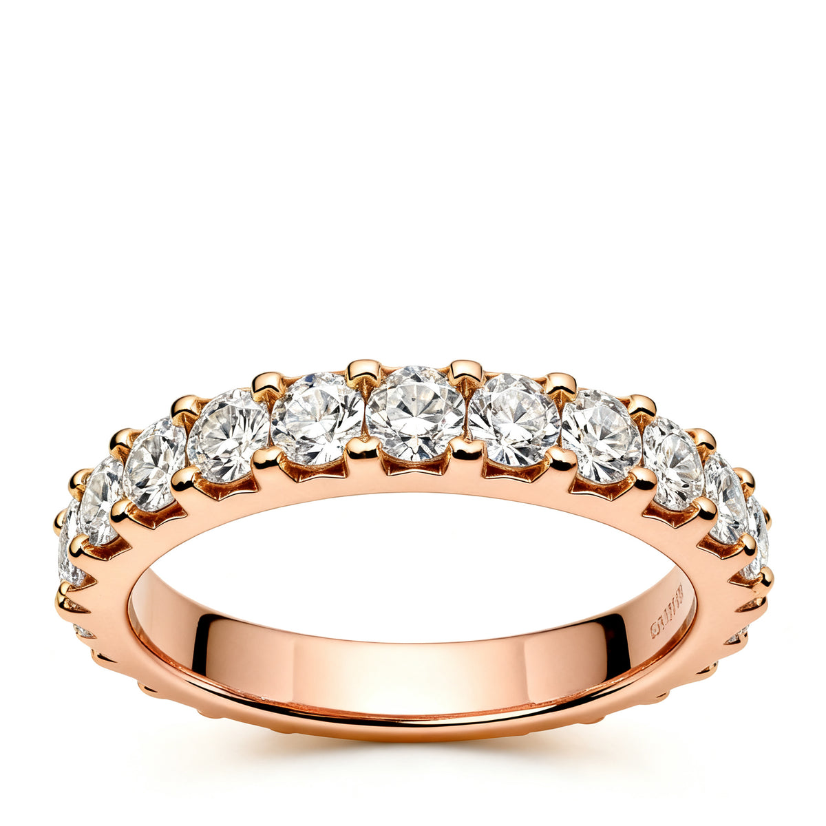 Sterling Radiance Band - Rose Gold - Side View