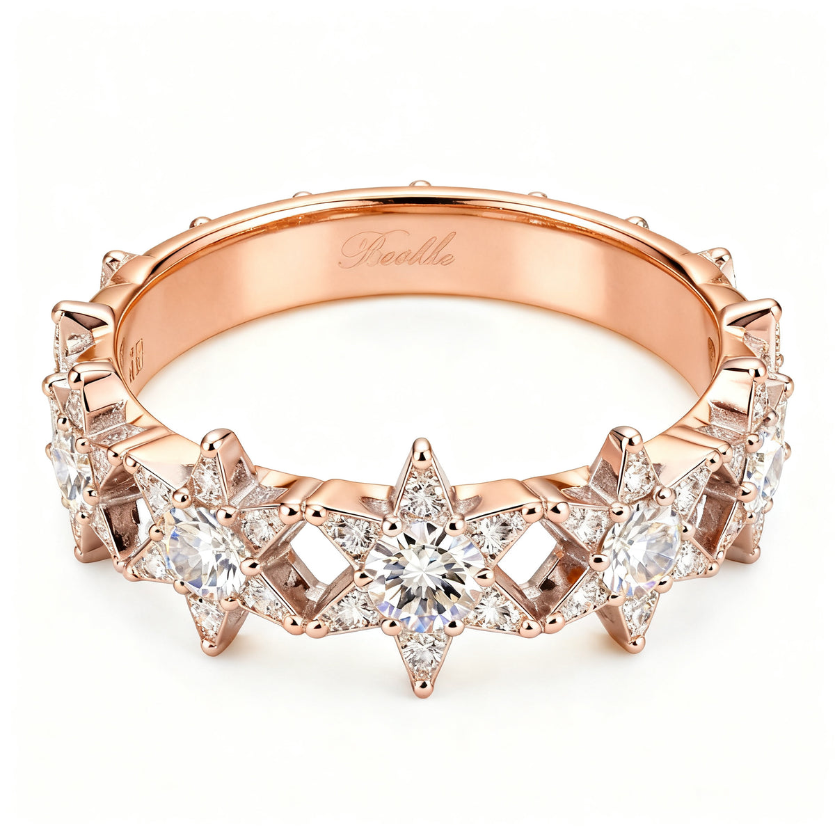Celestial Stellar Band - Rose Gold - Front View