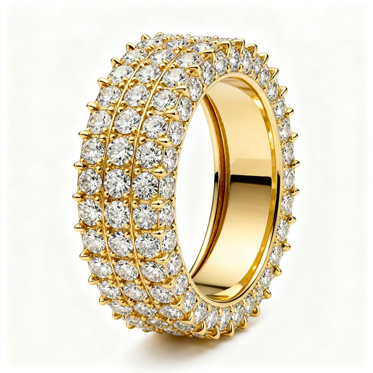 Celestial Pave Band - YG Side
