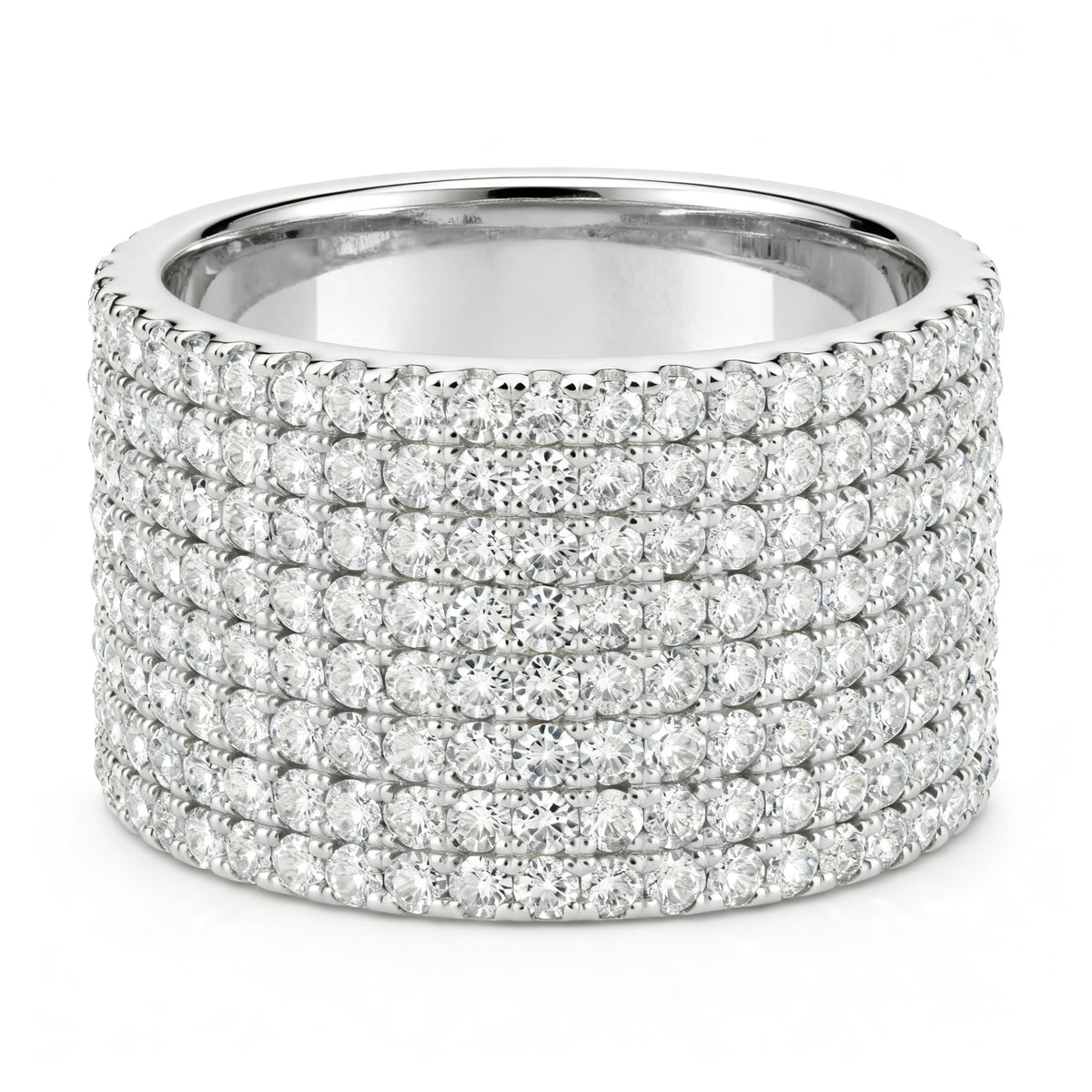Celestial Pave Band - WG Front