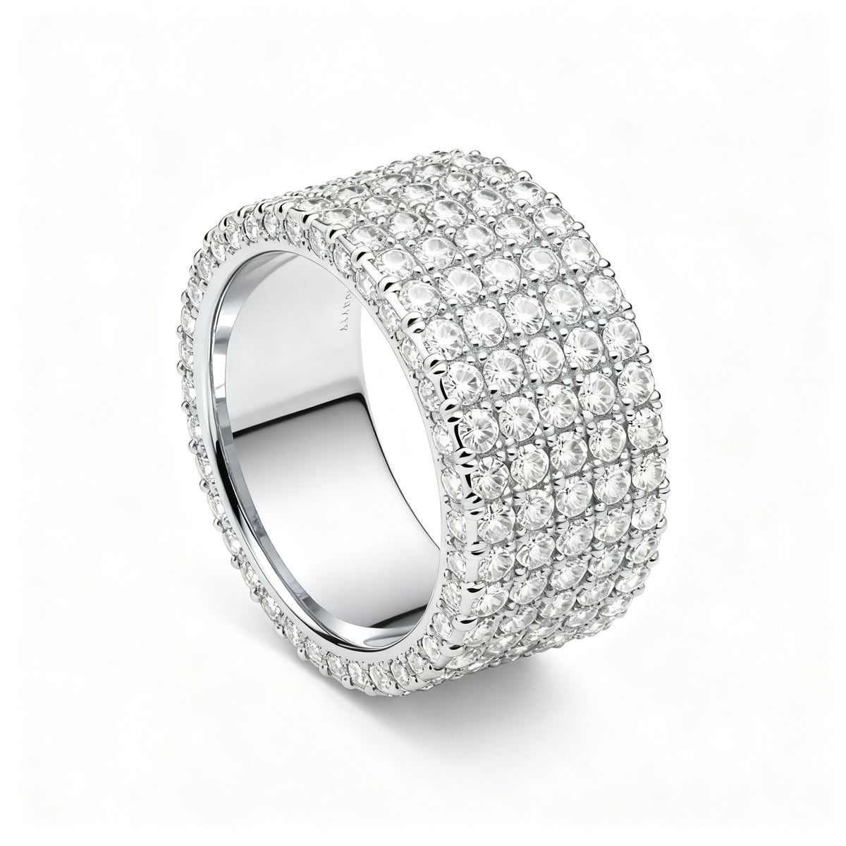Celestial Pave Band - WG 45deg