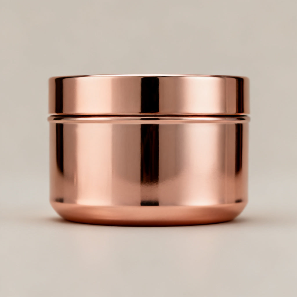 Lab-Grown Round Diamond Luxe Back Earrings - Rose Gold Front View