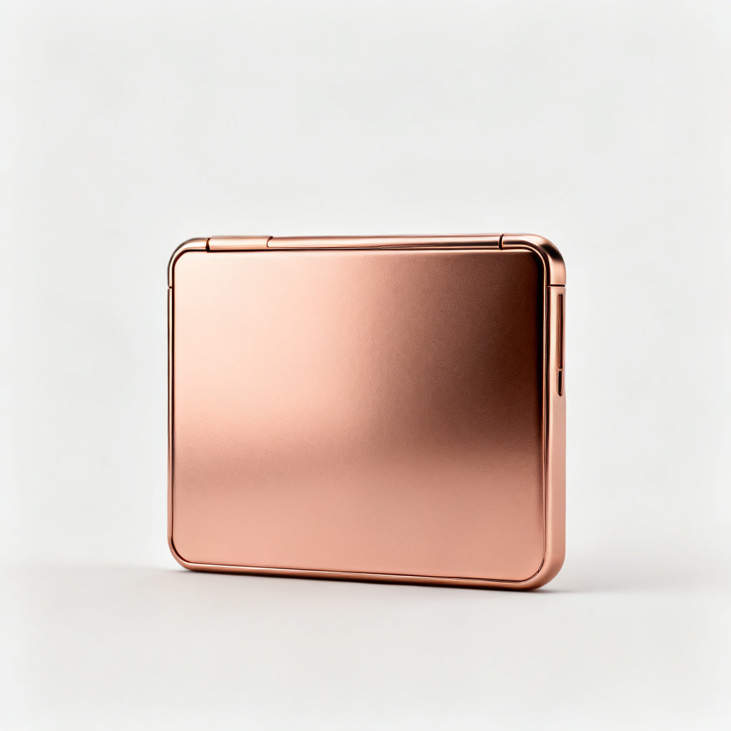 Lab-Grown Multi-Shape Diamond Luxe Back Earrings - Rose Gold Front View