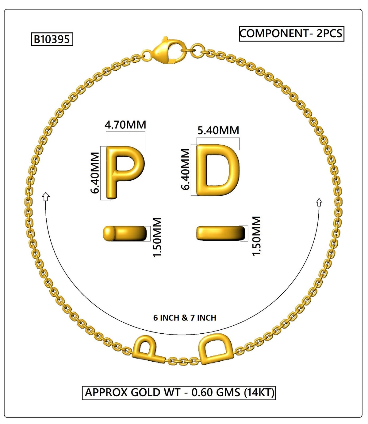 Classic 14KT Gold Bracelet - 14KT Gold
