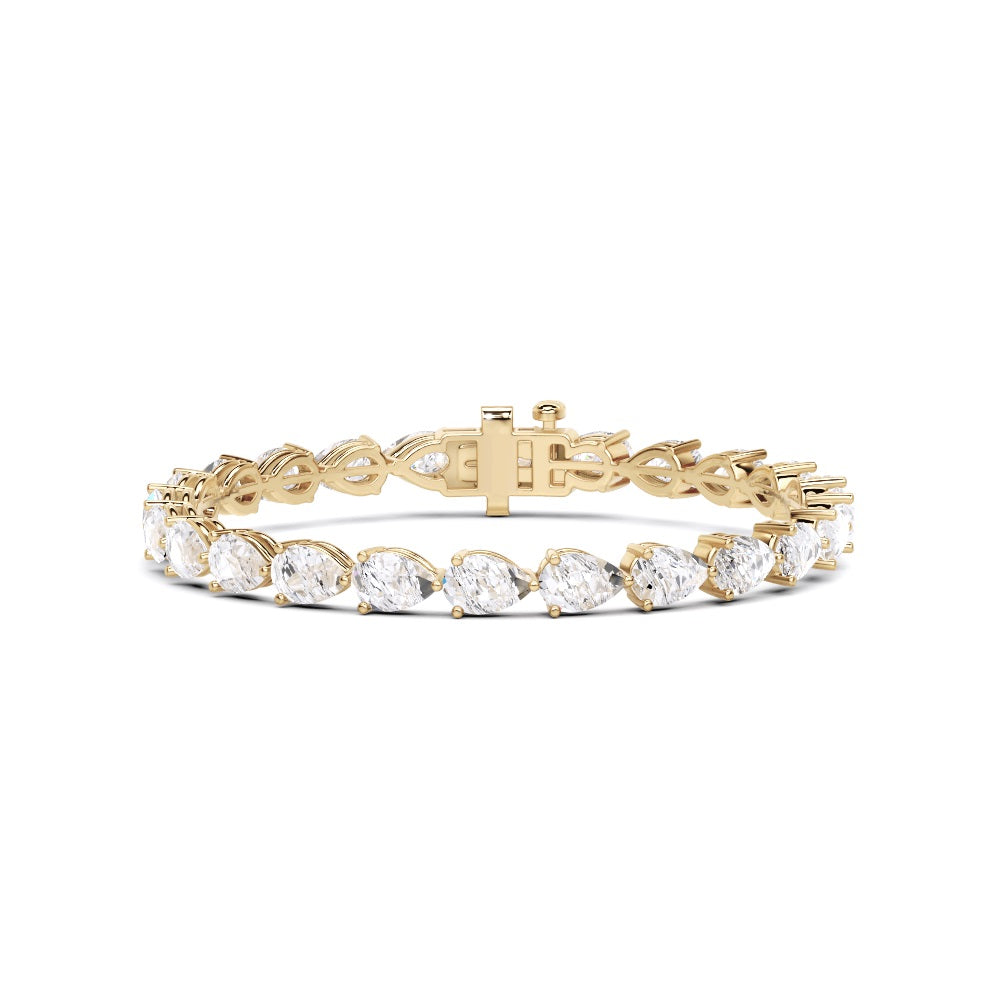 Pavé Lab-Grown Diamond Bracelet - 14KT Gold