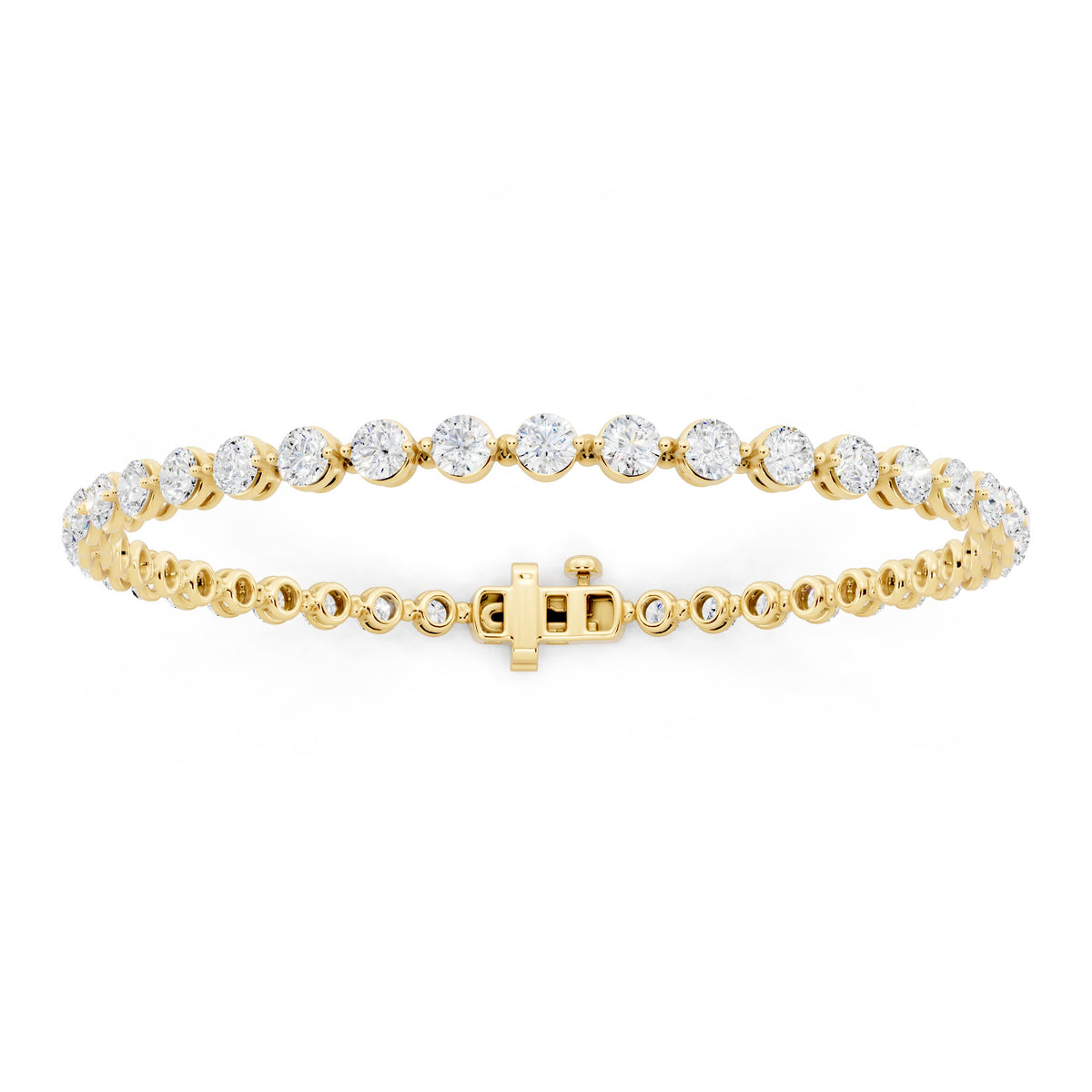 Classic Lab-Grown Diamond Bracelet - 14KT Gold