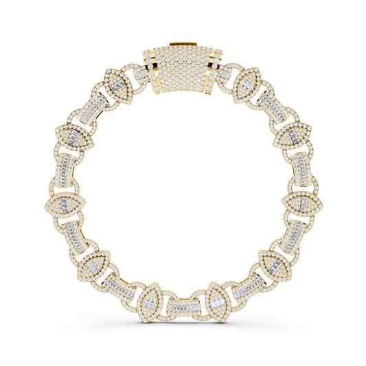 Gold Glow CZ Necklace - 18K Gold (750)