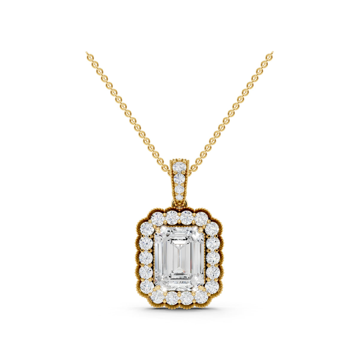Minimal Lab Diamond Necklace - 14KT Gold