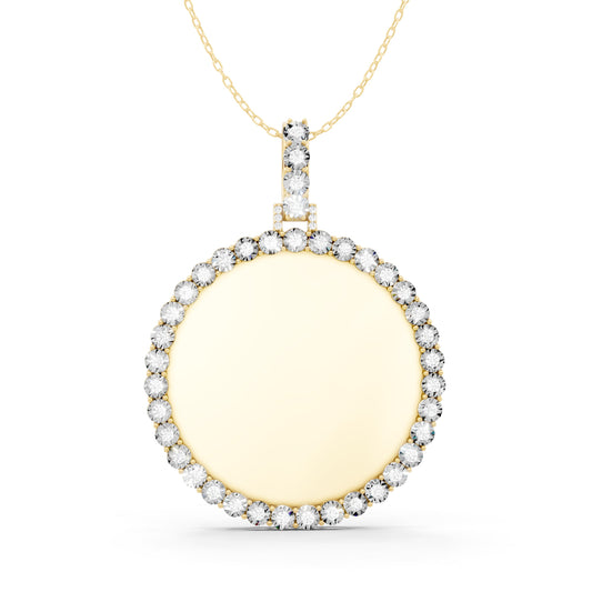 Classic Diamond Pendant - 10KT Gold
