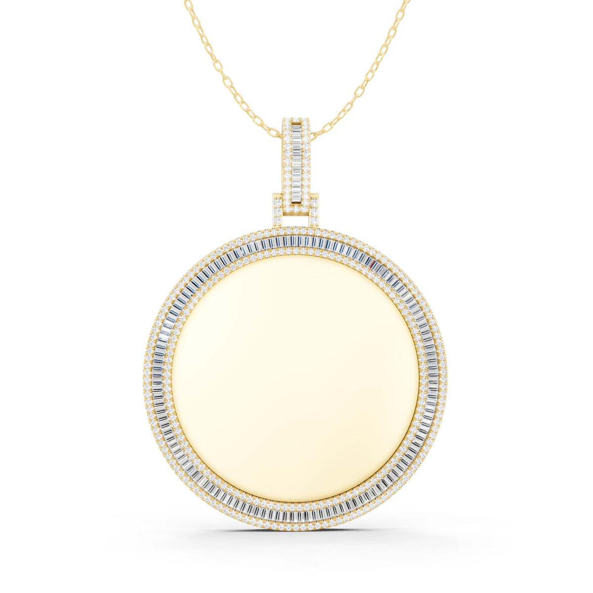 Multi Shape Diamond Pendant - 10KT Gold