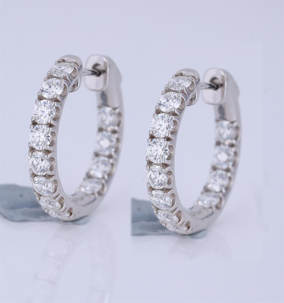Lab-Grown Diamond Luxe Back Earrings - 14KT Yellow Gold