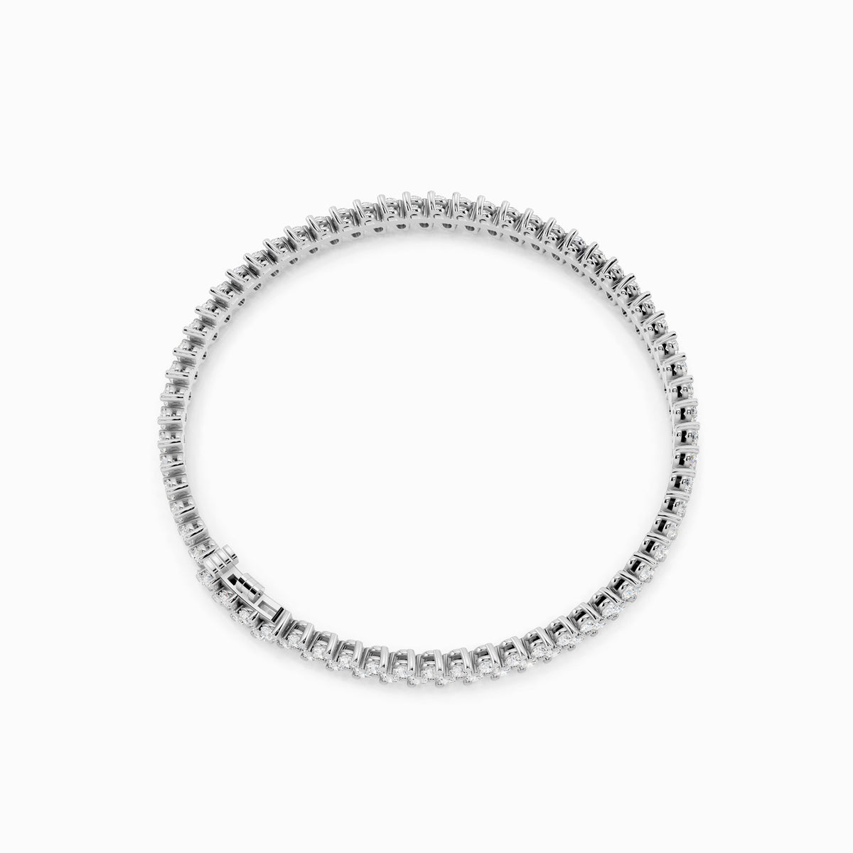 Lavinia Double Row Round Cut Bracelet