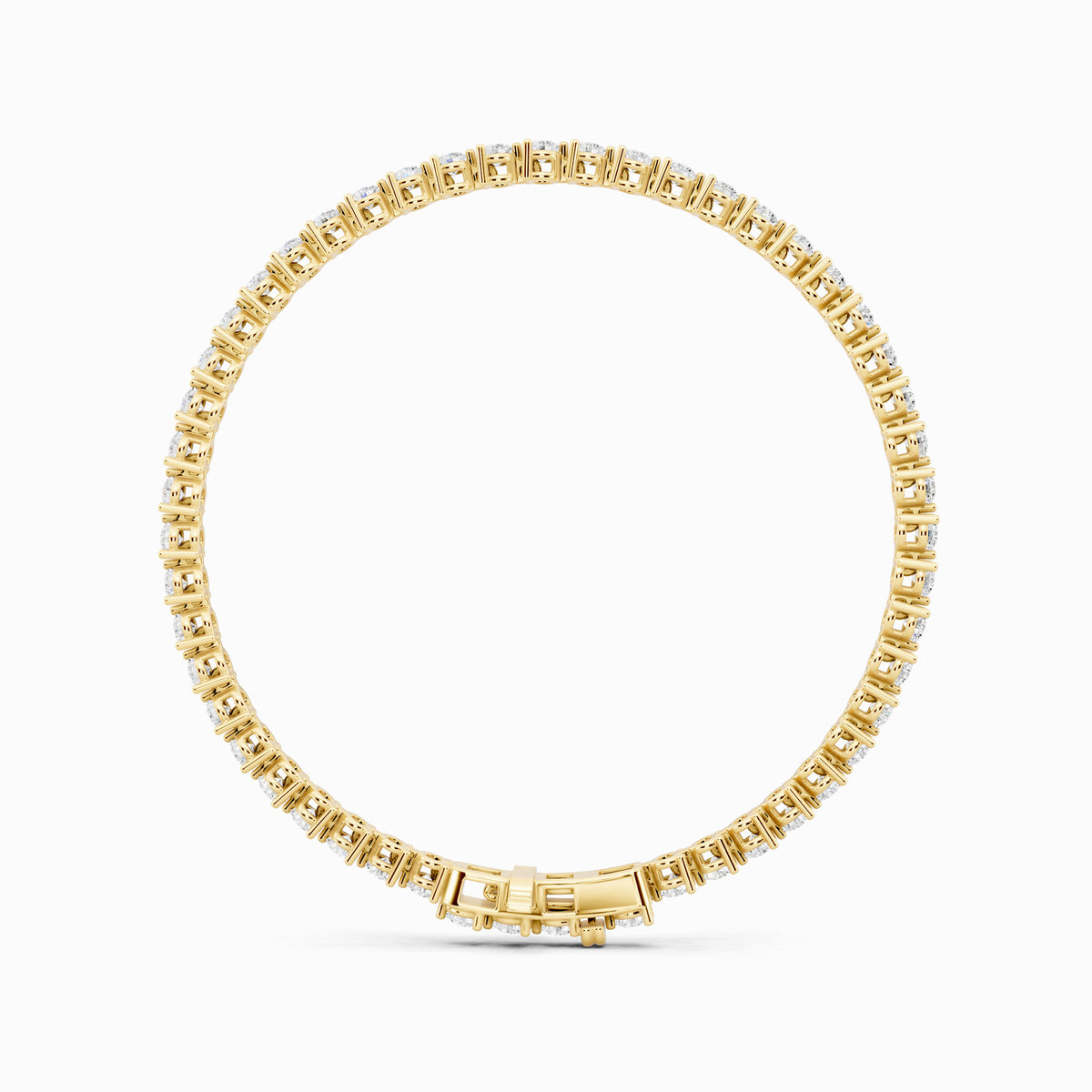 Calla Lily Round Cut Tennis Bracelet