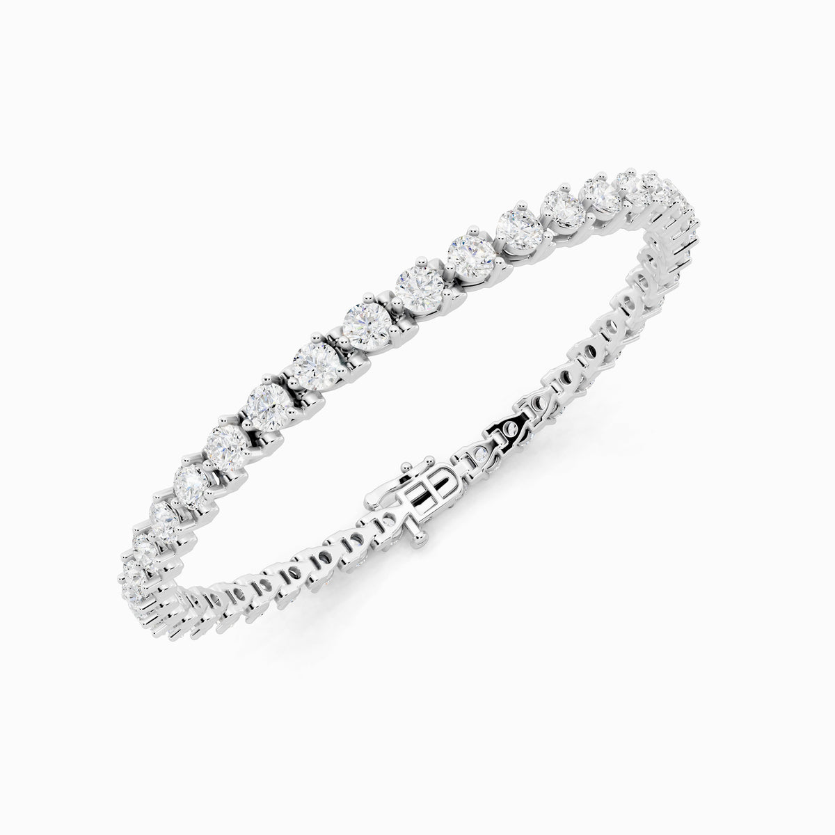 Erica Round Cut Tennis Bracelet