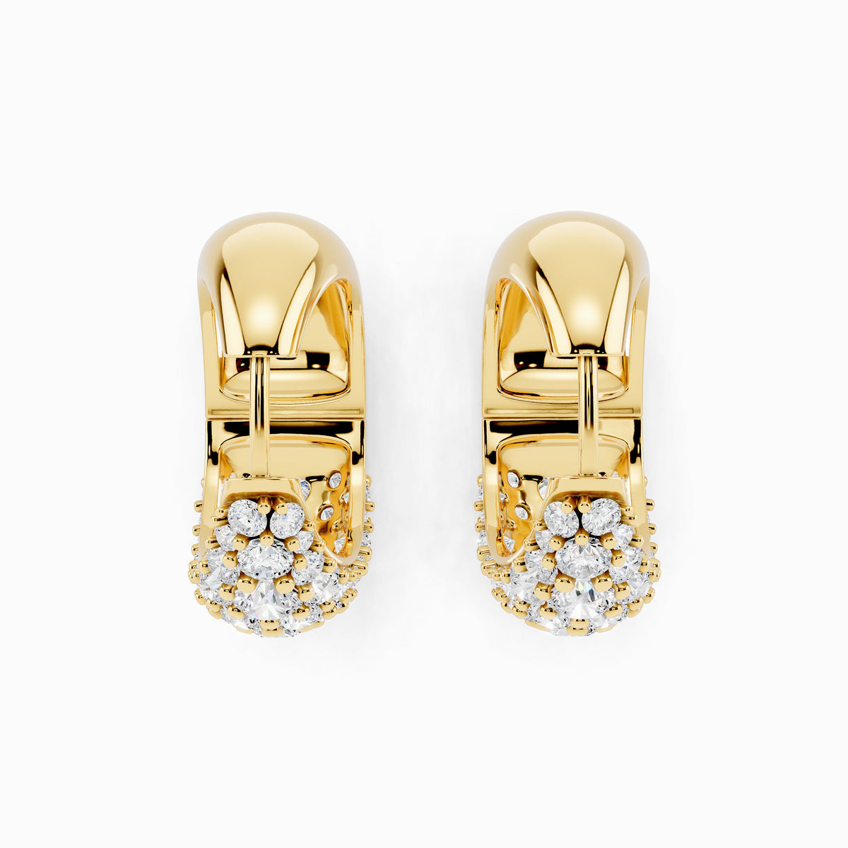 Linaria Round Cut Dome Earring