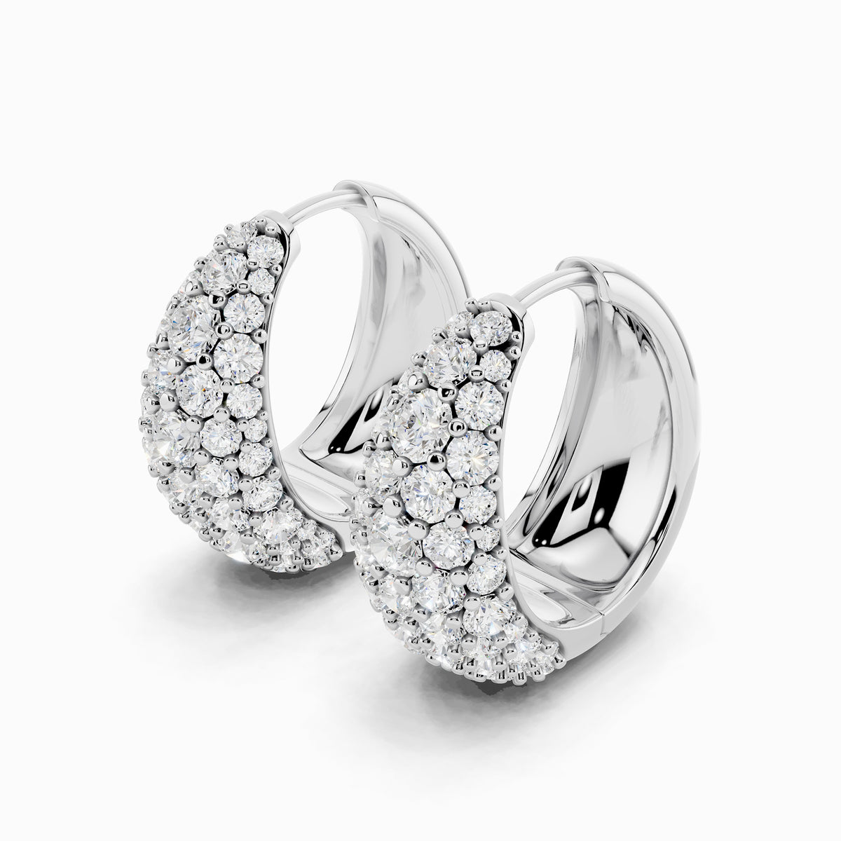 Linaria Round Cut Dome Earring