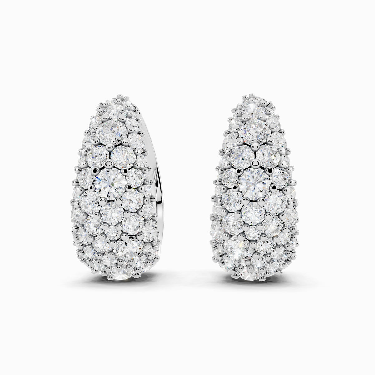 Linaria Round Cut Dome Earring