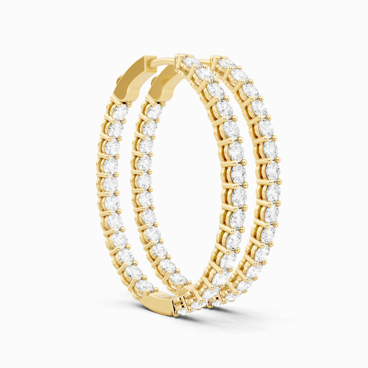 Ammi Round Cut Hoop Earring