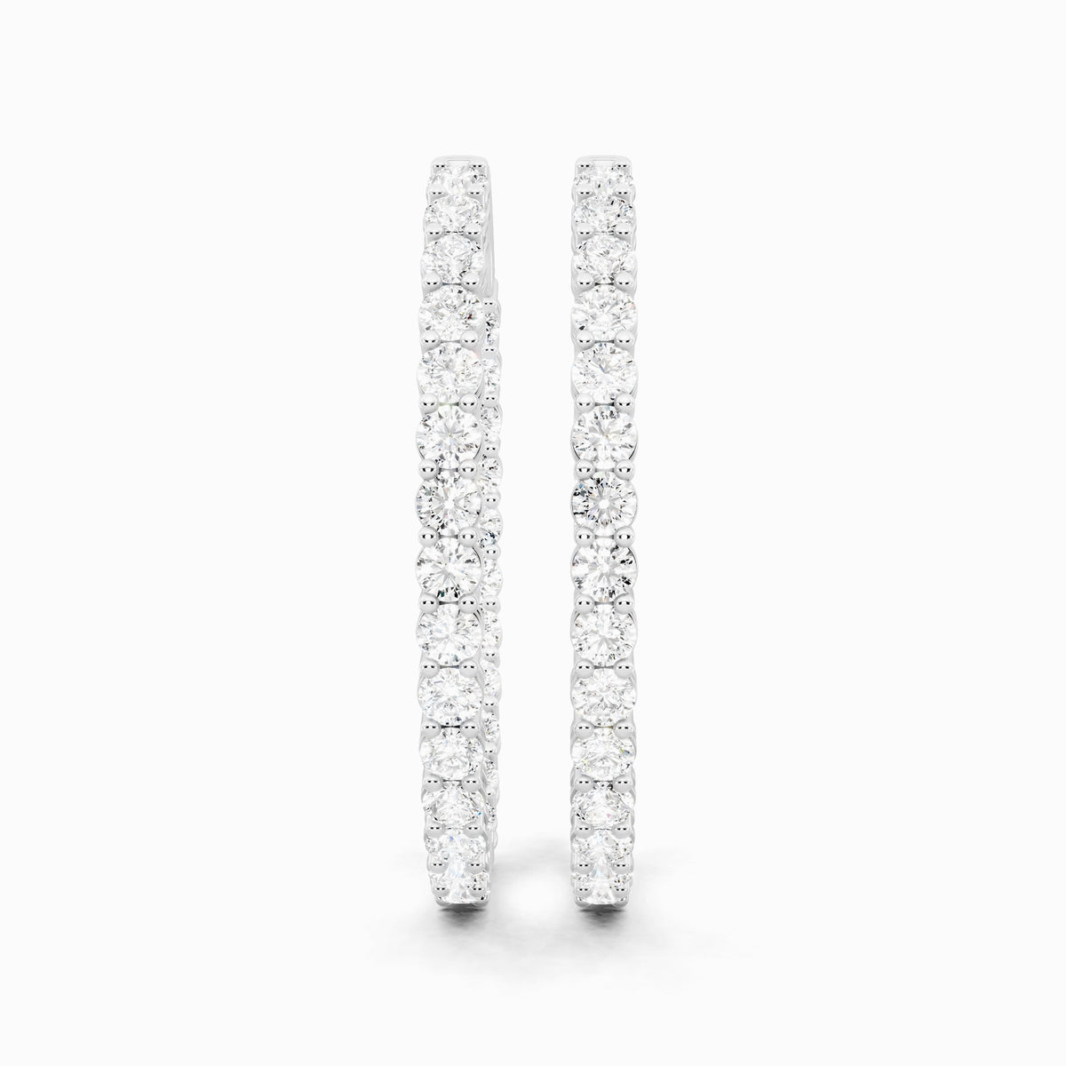 Ammi Round Cut Hoop Earring
