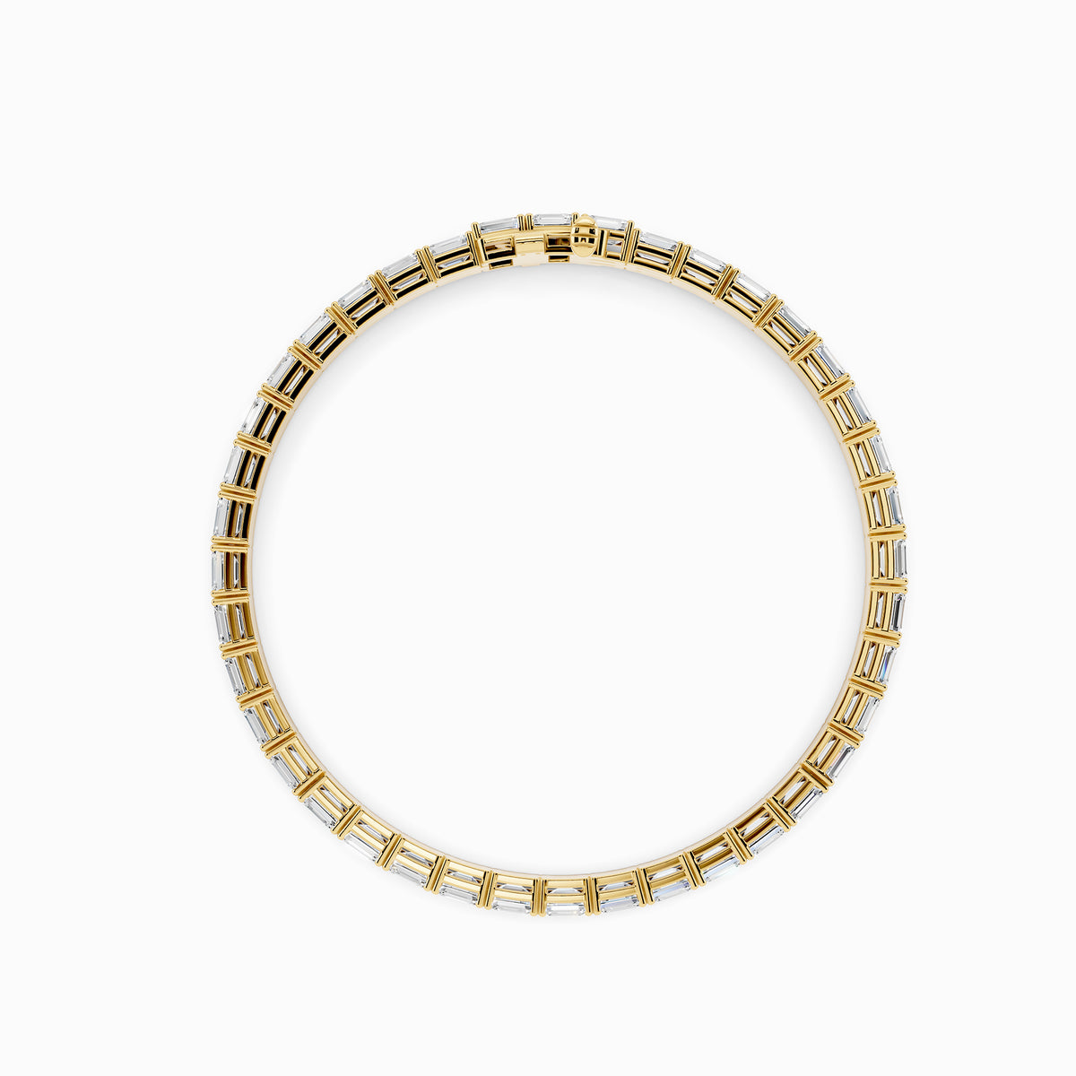 Tansy Emerald Cut Tennis Bracelet