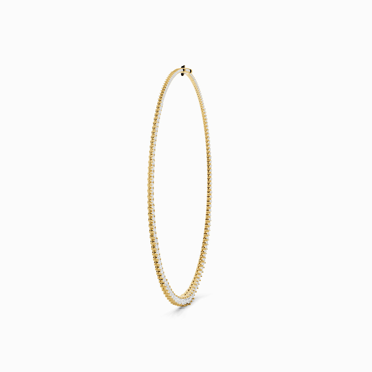 Gilia Round Cut Tennis Necklace