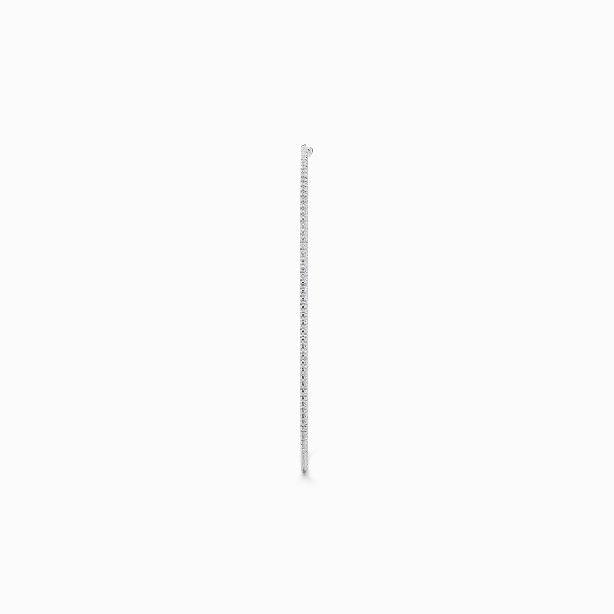 Salvia Round Cut Tennis Necklace