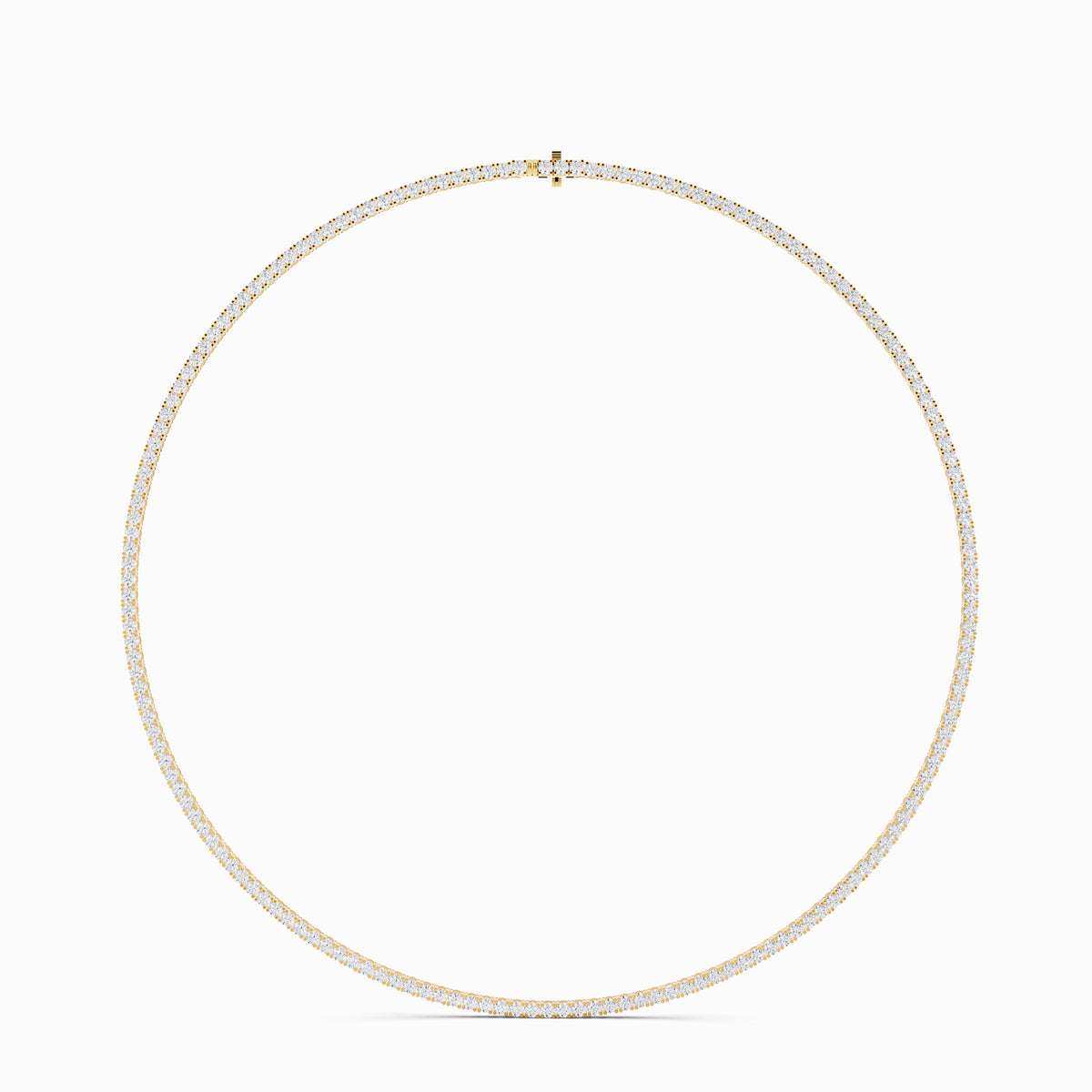 Senna Round Cut Tennis Necklace