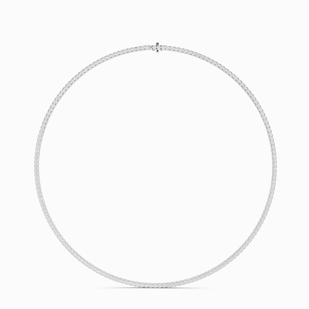 Senna Round Cut Tennis Necklace
