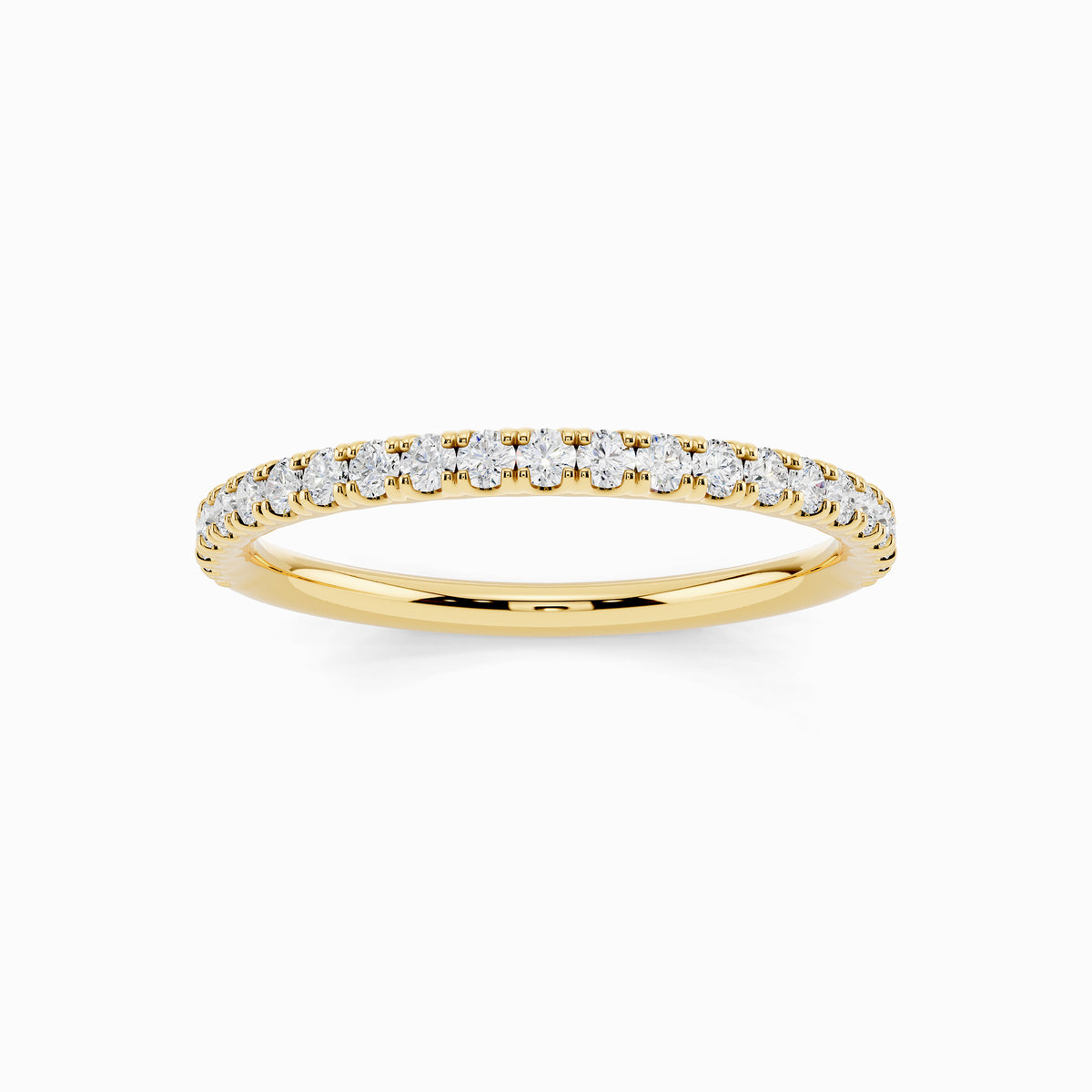 Roseline Half Eternity 0.17 Carat Round Cut Wedding Ring