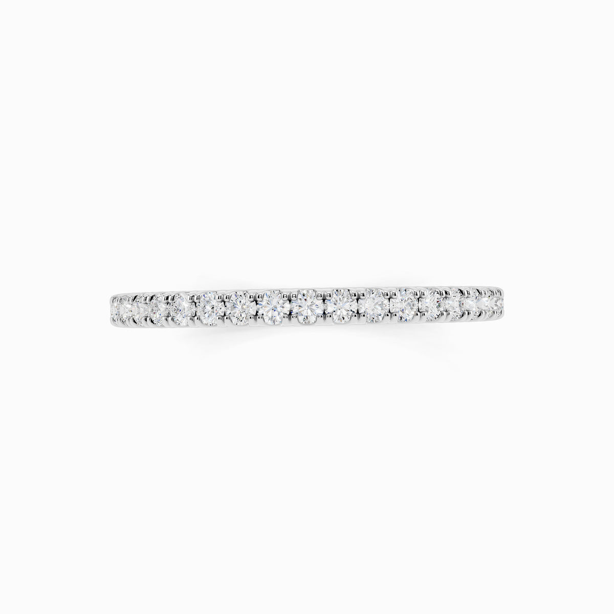 Roseline Half Eternity 0.17 Carat Round Cut Wedding Ring