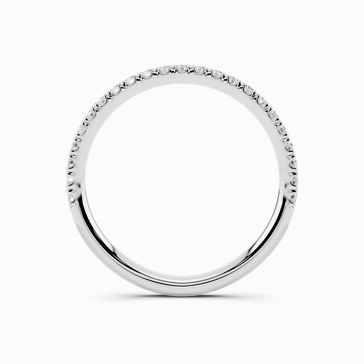 Roseline Half Eternity 0.33 Carat  Round Cut Wedding Ring